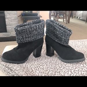 Winter boots with cuff
